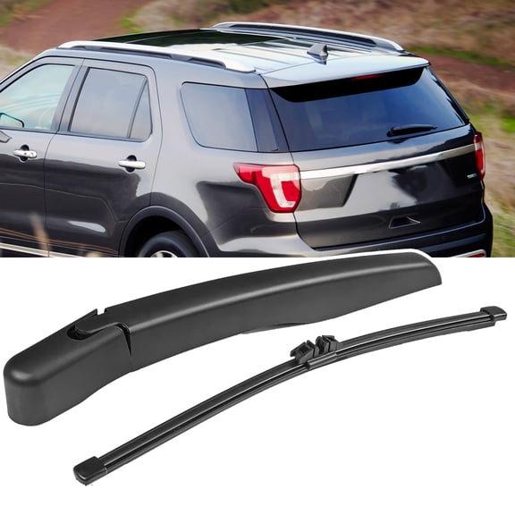 Rear Wiper Arm Blade Set Fit for 2011-2023 Ford Explorer 2013-2023 Esape Rear Windshield Wiper Blade and Arm Replacement OE：BB5Z17526C