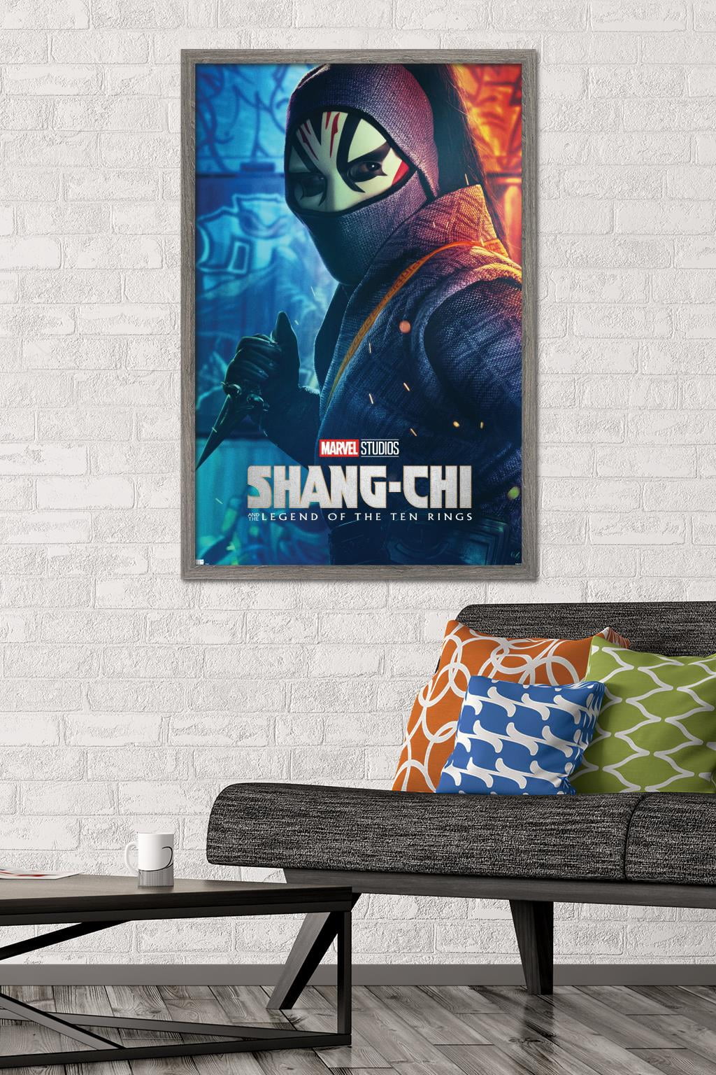 Marvel Shang-Chi and the Legend of the Ten Rings - Death Dealer One Sheet Wall Poster, 22.375" x 34", Framed