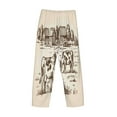 thumbnail image 5 of Kll Mens Pajama Pants For Men,Mens Lounge Pants,Funny Gifts For Men,Men'S Pajama Bottoms-Cows On The Farm, 5 of 9