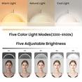 thumbnail image 2 of Lámpara Mznoo para Pestañas Luz de Media Luna LED con Modos de Color Ajustables, 2 of 7