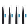 thumbnail image 2 of Juego de pinzas para cejas de acero inoxidable: máxima precisión para vello facial, vellos encarnados y astillas., 2 of 4