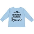 thumbnail image 3 of Inktastic Grandma Grandpa Love Me Arrow Boys or Girls Long Sleeve Toddler T-Shirt, 3 of 5