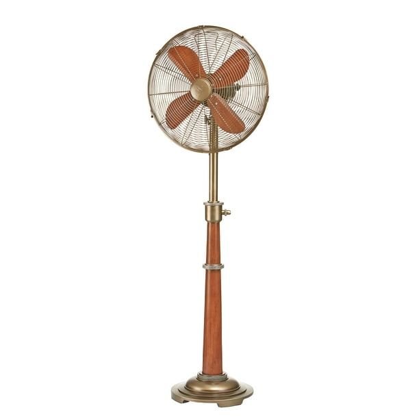 DecoBREEZE Pedestal Fan Adjustable Height 3-Speed Oscillating Fan, 16 ...