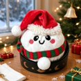 thumbnail image 4 of Plush Squishy Dumpling, Christmas Dumpling Plush with Steamer, 4 of 6