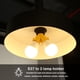 thumbnail image 1 of E27 a 2E27 portalámparas convertidor enchufe divisor adaptador bombilla Base (amarillo, 1 of 5