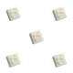 thumbnail image 2 of Caja de embalaje Advancent Bowknot portátil Joyas protectoras Reloj Colgante Pendiente Caja de regalo Contenedor Envoltura Blanco, 2 of 6