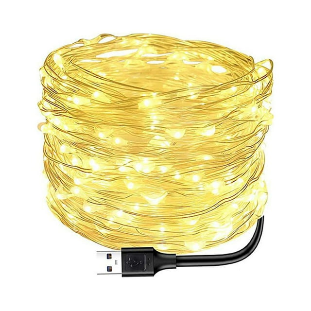 Fairy Lights USB Powered String Lights Holiday Lights Fairy String Lights for Party Wedding Festival Bedroom Table Decoration
