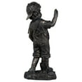 thumbnail image 6 of Northlight 18" Black & Bronze Boy with Cell Phone Solar Powered Outdoor Garden Statue, 6 of 6