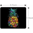thumbnail image 2 of Watercolor Pineapple Gaming Mouse Pad 9.5 X 7.9 Inch Bright Pineapple Fruit Art NonSlip Rubber Mouse Pad, Rectangle Mousepad for Computers, Laptop, Office, Home, Fun and Functional, 2 of 6