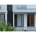 thumbnail image 3 of Front Exterior Prehung Steel Door / Ronex 1205 Bronze Oak / Side and Top Exterior Window Sidelite / Entry Metal Modern Painted W36+14x80+16 Right-hand, 3 of 5