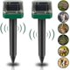 thumbnail image 1 of Repelente solar de caza de topos de 2 piezas: Repelente solar ultrasónico de topos, repelente solar de topos, repelente de topos con energía solar para topos, gatos, serpientes, topillos, tuzas y otr, 1 of 5