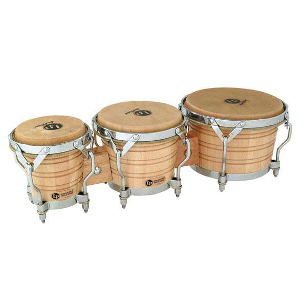 Latin Percussion LP202AW Generation III Triple Bongo, Natural w