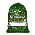 thumbnail image 3 of Decoración navideña Papá Noel Bolsa con cordón de Papá Noel de gran capacidad 50x70 cm para regalo infantil, 3 of 4