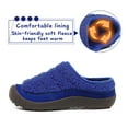 thumbnail image 2 of Girls Boys House Slippers Kids Warm Fur Lined Slip On Slippers Winter Comfortable Non-Slip Indoor Outdoor Slippers, 2 of 7