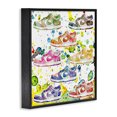 thumbnail image 2 of Stupell Industries Contemporary Paint Splatter Sneakers Black Framed Giclee Art, 12 x 12, by Ziwei Li, 2 of 7