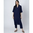 thumbnail image 2 of Moomaya Exclusive, Loosefit Kurta and Pants Set, Soft and Comfy Viscose Coord Set With Pockets, 2 of 9
