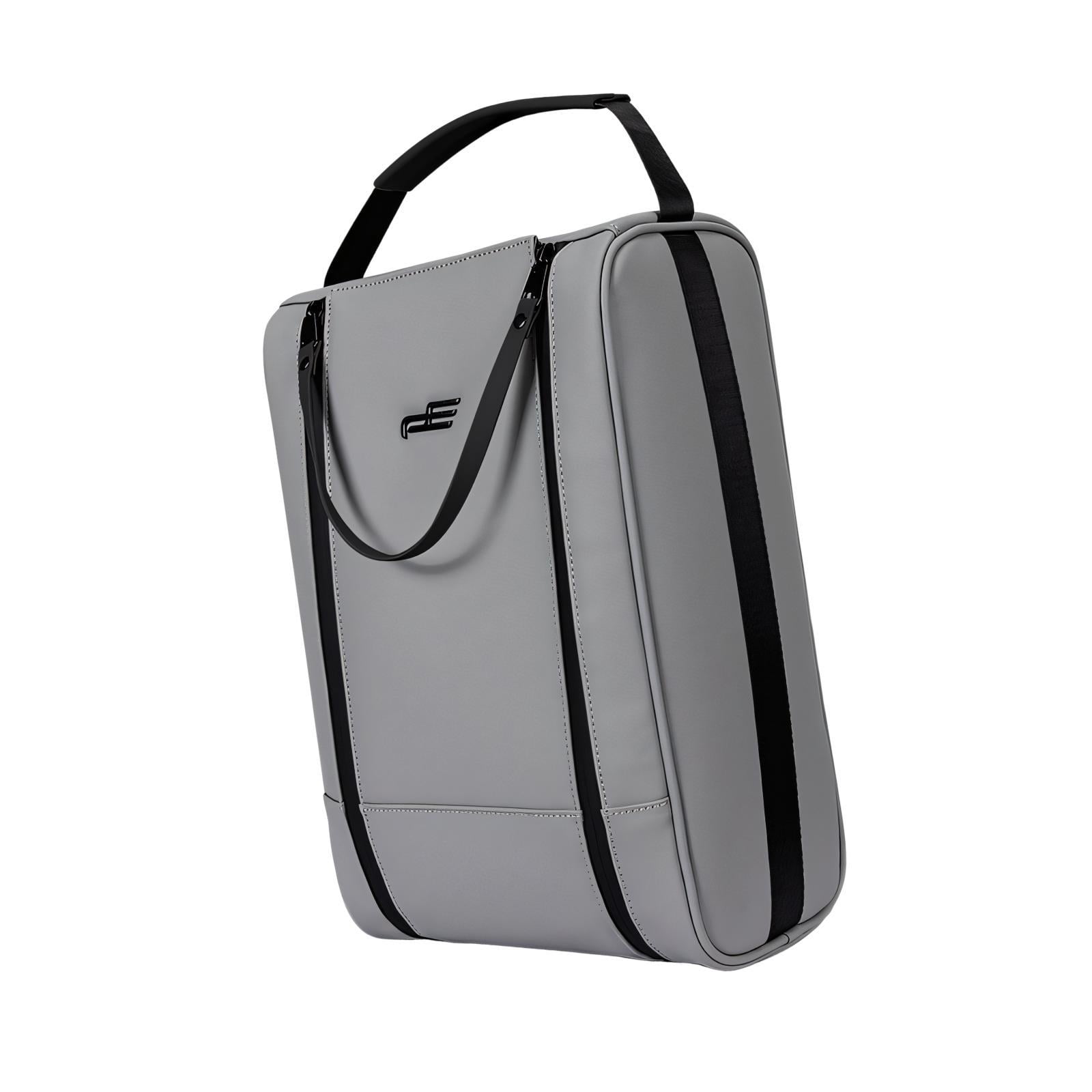 Golf Shoe Bag Organizer Carrier PU Leather Lightweight Design for Adult Travel Gym Sports Use