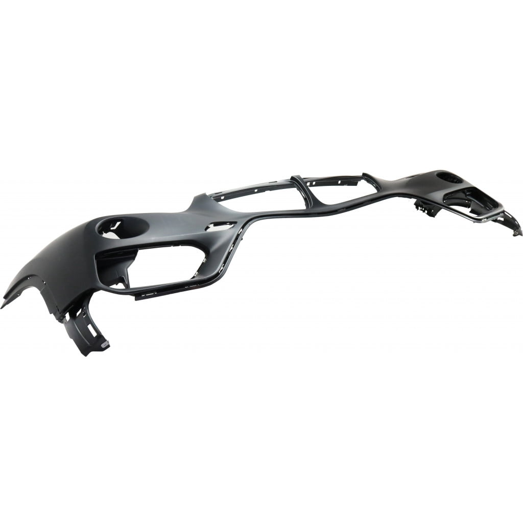 For BMW X1 Front Bumper Cover 2016 2017 2018 Upper | Primed | Plastic | w/ Headlight Washer Holes | w/o M Package | w/o Park Distance Control Sensor Holes | BM1014102 | 51117453565