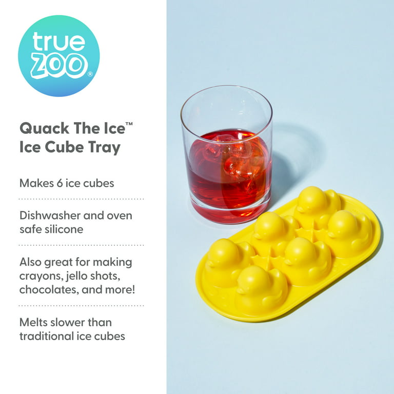 True Zoo Jumbo Iced Out Diamond Ice Tray, Silicone Mold And Ice