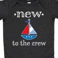 thumbnail image 4 of Inktastic Baby Boy New to the Crew Sailboat Boys or Girls Baby Bodysuit, 4 of 5
