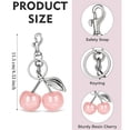 thumbnail image 2 of Cherry Keychain, Topboutique Bag Purse Charm Key Chains for Women, Cherry Bag Charms Keychain Bag Charm for Car, Cute Cherry Key Chains Accessories Gifts for Women Girls, 2 of 6