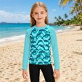 thumbnail image 5 of RTKFRFLM Kids UV Sun Protection Rashguard Shirt Tie Dye Long Sleeve Raglan Sleeve Quick Dry Swimwear Water Tops, 5 of 5