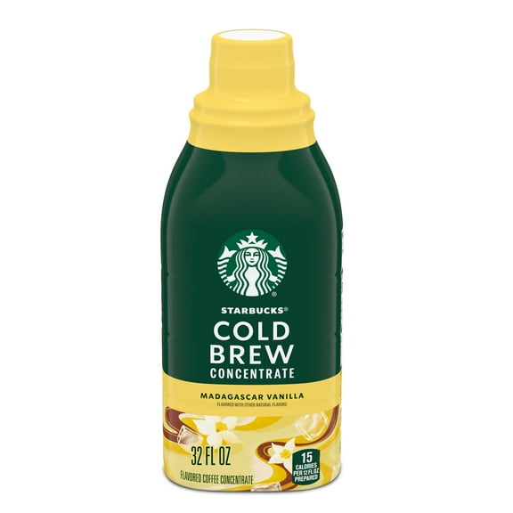 Starbucks Madagascar Vanilla, Cold Brew Coffee Concentrate, Iced Coffee, 32 fl oz