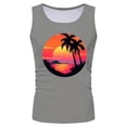 thumbnail image 3 of Male Singlet Running Mens Summer Vacation Beach Hawaii Graphic 3D Printed Sleeveless Vest Top Summer Workout Seaside Tank Top For Man, 3 of 4