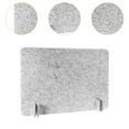 thumbnail image 6 of TISHITA Desk Divider Reducing Noise Simple Installation Felts Desktop Partition Privacy Panel for Dormitory Reception Area Employees 40cmx60cm, 6 of 8