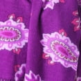 thumbnail image 4 of Shawl Wrap Women Reversible Vintage Jacquard Pashmina Rave Scarf with Fringe, 4 of 5
