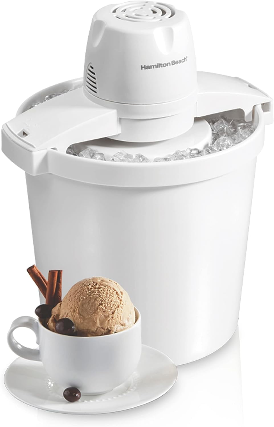 AmeriHome 6 Quart Old Fashioned Ice Cream Maker, Electric