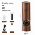 thumbnail image 1 of Portable USB Rechargeable Electric Spice Grinder with Design - Multi-functional Kitchen Tool for Pepper & Coffee Beans, Efficient Grinding, Easy to Use, Durable Construction, Wood Grain Finish for, 1 of 6