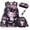 Cherry Blossom Axolotl, variant on Jeiento Highland Cow Backpack for Girls 10-12 with Lunchbox, Water Bottle Holder, Pencil Case & Keychain Set of 5 Lightweight 17 Inch Bookbag for Elementary Middle School 3rd-6th Grade