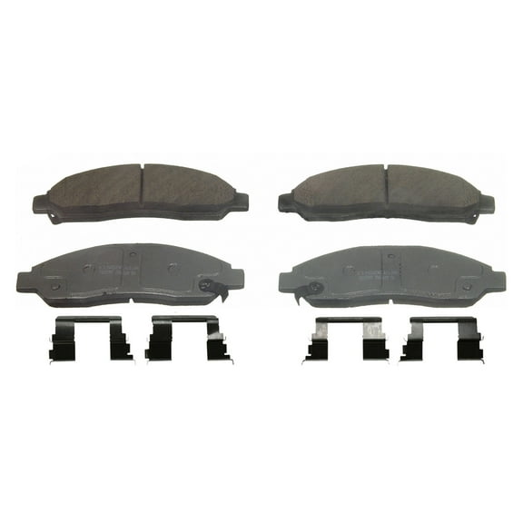 Wagner ThermoQuiet QC1039 Ceramic Disc Brake Pad Set Fits select: 2004-2008 CHEVROLET COLORADO, 2004-2008 GMC CANYON