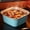 A002- Light Blue, variant on 30 Pack 3.5X3.5X1.5 Inch Disposable Aluminum Pans, Mini Aluminum Pans with Lids, Disposable Baking Pans with Lids, Individual Cake Pans with Lids, Oven Safe Square Disposable