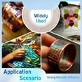 thumbnail image 3 of 5mm Backed Copper Foil Tape for Stained Glass (4Roll), 3 of 5