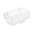 thumbnail image 2 of ETEREAUTY White Metal Bedside Caddy Shelf with Adjustable Hooks for Dorm Storage and Organization, 2 of 6