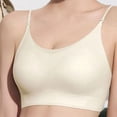 thumbnail image 3 of Fatuov No Underwire Bra for Women Full Coverage Solid Color Push Up Bra Breathable Fabric All-Day Wear Bralette 38B, 3 of 4