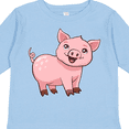 thumbnail image 4 of Inktastic Cute Pig Boys or Girls Long Sleeve Toddler T-Shirt, 4 of 5