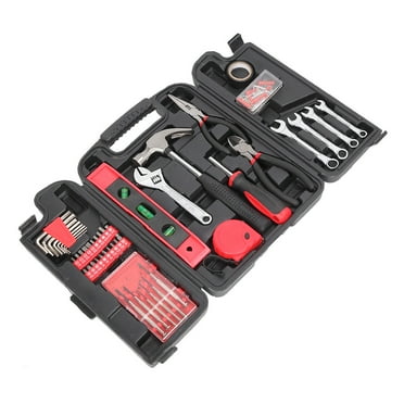 Household Tool Kit with Storage Case, 136 Piece Basic Mechanic Tool Kit for Household Repair,General Household Hand Tool Kit