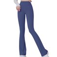 thumbnail image 3 of REALiKUN Womens Casual Flare Leggings Yoga Pants Hight Waisted Dress Yoga Pants Wide Leg Workout Gym Pants, 3 of 5