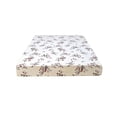 thumbnail image 2 of AuroraX White Bed Sheets Queen Size Fitted Sheets Cooling,Floral Patterned Deep Pockets Sold Separately Double Bed Sheet for Summer, 2 of 7