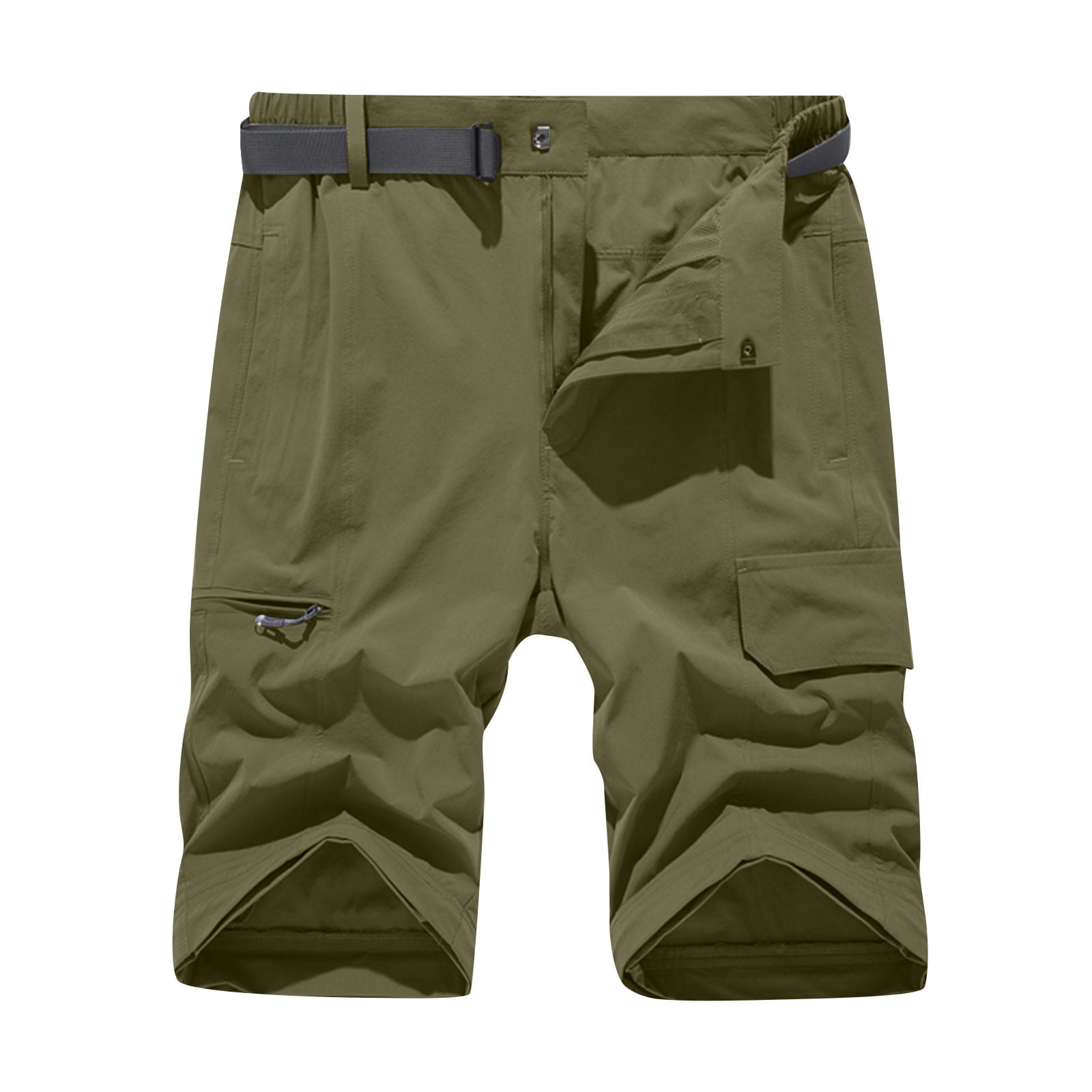 Jessie Kidden Men's Hiking Cargo Trousers Convertible Quick