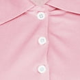 thumbnail image 6 of Page & Tuttle  Womens Solid Jersey Short Sleeve Polo ShirtGolf Casual Casual, 6 of 7
