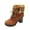 Brown Fleece Lined Ankle Boots, variant on Women's Winter Boots Fuzzy Fleece Lined Ankle Boots Chunky Heel Lace Up Booties Warm Plush Snow Boots Fashion Shoes Black 40