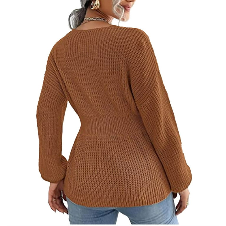 Brown Babydoll online Sweater