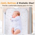 thumbnail image 5 of Ezebaby Moisés de noche para bebé, Moisés portátil para bebé recién nacido, con cesta de almacenamiento con ruedas, ajustable en 7 alturas y todos los lados de malla, 5 of 5