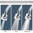 thumbnail image 2 of Kitchen Sink Faucet Spray Head, 360 Rotating Splash Proof Faucet Extension with Hose, 2 of 5