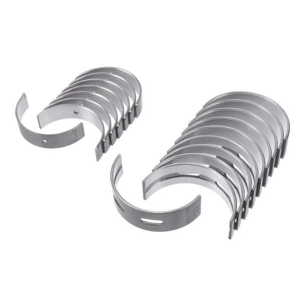 Kit de Cojinetes Principales y Cojinetes de Biela Unique Bargains No.1170475031/1304175050 para Toyota Tacoma 2005-2018 Cigüeñal Cojinete de Biela Metal Tono Plateado 18Pcs