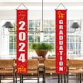 thumbnail image 5 of Party Photo Booth Props Graduation Decorations 2024 Grad Banner Blue Porch Door Sign Welcome Banner For Indoor Outdoor Wall Indoor Outdoor Graduation Decorations Class Of 2024, Graduation Party Balloo, 5 of 8